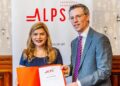 Tara Uzra Dawood representing Pakistan at the Austrian Leadership Programme.