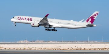 Qatar Airways executives introducing a new leadership structure.