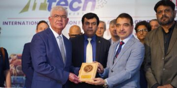 International trade exhibition at Expo Centre Lahore showcasing IFTECH Pakistan 2026 industrial innovations and global participation.