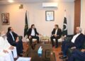 FPCCI delegation meeting with SAPM Industries discussing Pakistan industrial policy