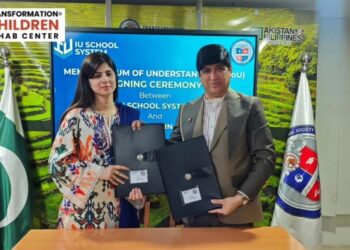 Education partnership MoU signing ceremony with Sidra Qamar and Transformation International Society team