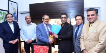 Formal farewell dinner event at Pearl Continental Hotel Karachi with media and business leaders