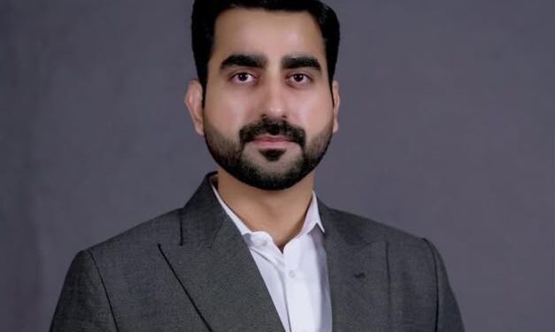 Portrait of PPP Sindh Assembly member Naeem Kharal.