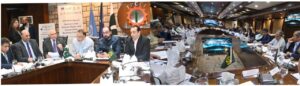 Government, business and labour representatives during the responsible business event.