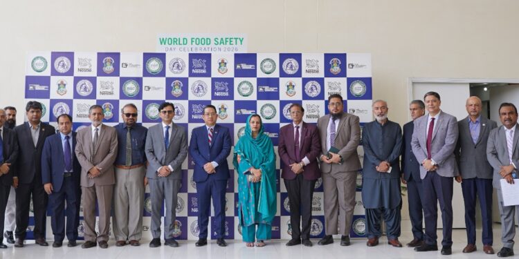Nestlé Pakistan and national stakeholders participate in World Food Safety Day 2026 event in Lahore discussing food safety standards.