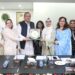 Women entrepreneurs participating in a Trade Map market analysis workshop organised by TDAP at LCCI Lahore.