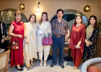 Participants gathered at MKP Pakistan's Eid Milan Dinner networking event in Karachi.