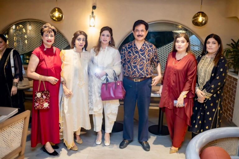 Participants gathered at MKP Pakistan's Eid Milan Dinner networking event in Karachi.