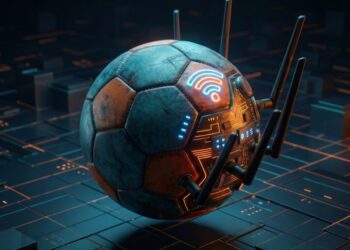 Cybersecurity alert showing fraudulent World Cup websites targeting football fans online.