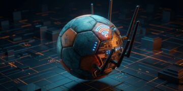 Cybersecurity alert showing fraudulent World Cup websites targeting football fans online.