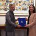 Anita Hirsch meeting officials after assuming her role as WFP Country Director in Pakistan.