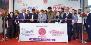 President LCCI Inaugurates IFTECH Pakistan and Plasti&Pack Pakistan 2026in Lahore.