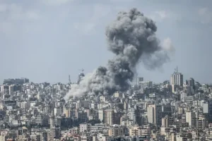 Aftermath of Israeli strikes in southern Lebanon amid renewed ceasefire tensions.