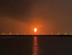 Emergency response teams at Ras Laffan gas facility following deadly explosion in Qatar.