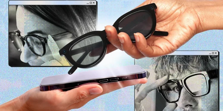 Smart glasses and wearable AI devices representing a future with reduced screen dependence.