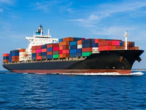 FIA Immigration officials conducting crew document inspection on a cargo vessel at Karachi Port