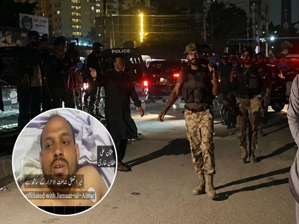 Pakistan Rangers security operation after attack in Gulistan-e-Jauhar Karachi