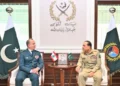 Asim Munir Discusses Defence Cooperation With Lebanon Army Chief