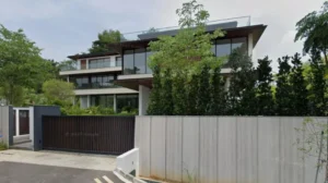 Luxury home seized in Singapore during an investigation into alleged Nvidia AI chip smuggling and money laundering.