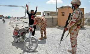 Pakistan Army and Frontier Corps personnel conduct counterterrorism operations during Operation Shaban in Balochistan.