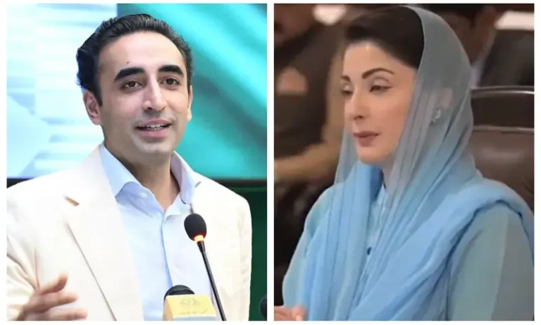 PPP Chairman Bilawal Bhutto-Zardari speaking at a political gathering in Muzaffarabad during the AJK election campaign.