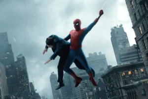 Tom Holland as Spider-Man in Spider-Man: Brand New Day ahead of the film's theatrical release.