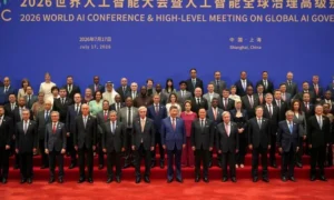Xi Jinping speaks at the World Artificial Intelligence Conference as China promotes global AI cooperation and Pakistan joins WAICO.