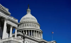 Members of the US House of Representatives during a vote on military aid to Israel.