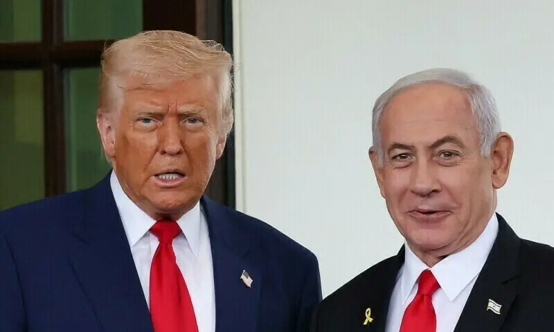 Benjamin Netanyahu leaves for Washington to meet US President Donald Trump for discussions on Iran and regional security.