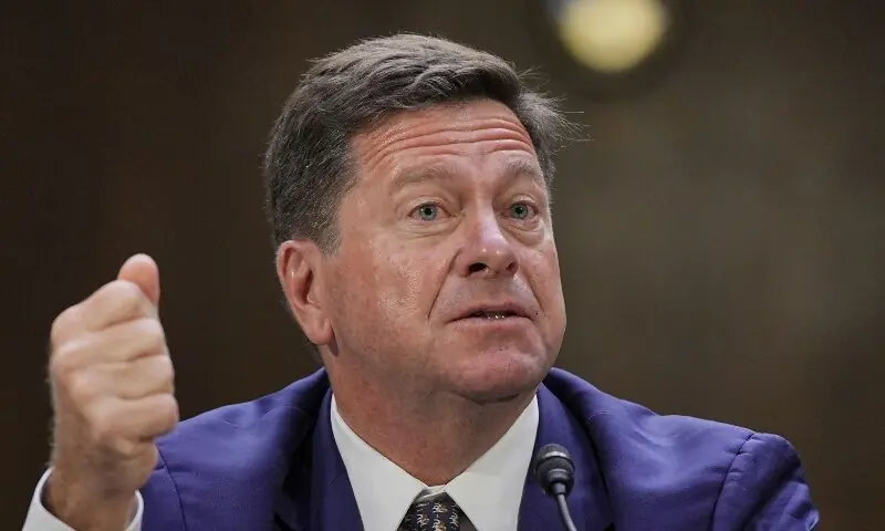 Jay Clayton following Senate confirmation as US Director of National Intelligence.