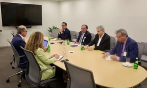 Finance Minister Muhammad Aurangzeb holds meetings with senior IMF officials in Washington to review Pakistan's reform programme.