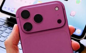 iPhone 18 Pro Max concept showing a new camera system with variable aperture technology.