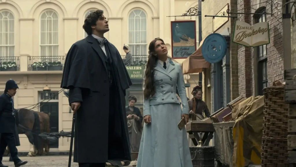 Millie Bobby Brown as Enola Holmes in Enola Holmes 3 on Netflix.
