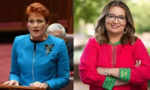 Australian Senator Pauline Hanson after the Federal Court upheld a racial vilification ruling against her.