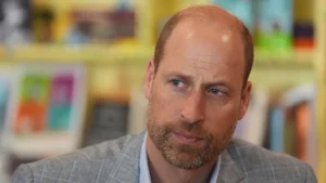 Prince William reacts after England's FIFA World Cup semi-final defeat to Argentina.