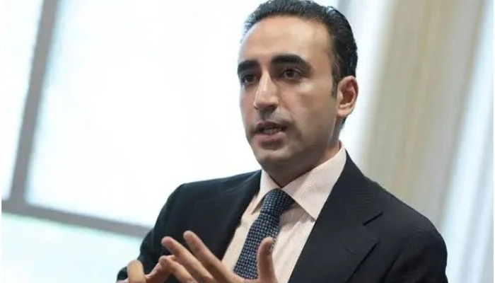Bilawal Bhutto Zardari speaking about democracy and constitutional supremacy in Pakistan.