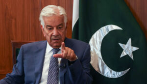 Pakistan Defence Minister Khawaja Asif speaks about the sacrifices of military personnel and responds to Maulana Fazlur Rehman's statement.