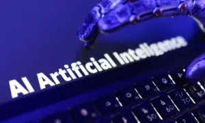 Chinese President Xi Jinping speaks at the World Artificial Intelligence Conference in Shanghai during the launch of Waico.