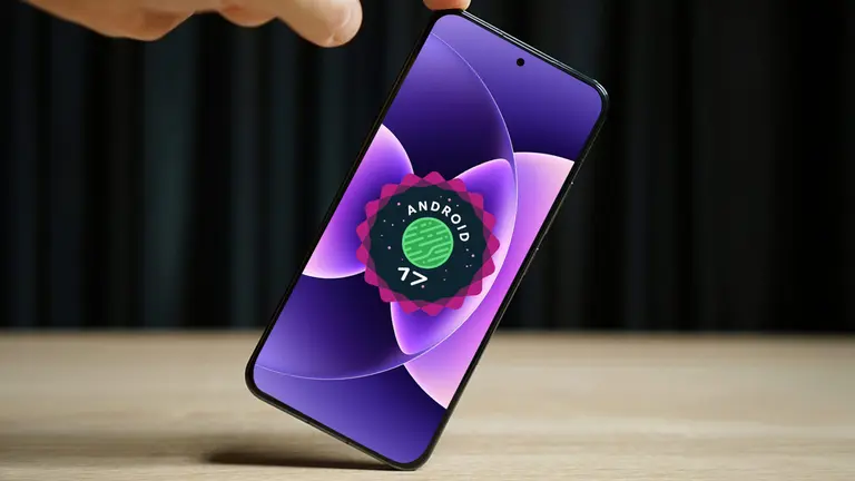 Xiaomi 17 smartphone displaying the Android 17 Beta and HyperOS 3 interface during beta testing.