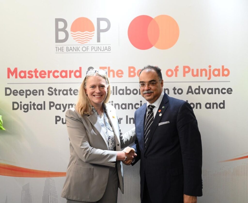 Mastercard and Bank of Punjab executives hold a strategic meeting in Karachi to expand collaboration on digital payments, financial inclusion and Pakistan's cashless economy.