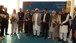 Governor Syed Muhammad Nihal Hashmi visits exhibition stalls during the Pakistan Lifestyle Furniture Expo at Karachi Expo Centre.