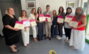 Delegates and leaders attend the launch event of LADIESFUND Istanbul hosted at the Consulate General of Pakistan in Istanbul.