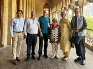 Jennifer Scott, Rotary International Director, tours Frere Hall and Mohatta Palace to explore Karachi’s cultural heritage.