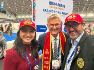 Brazil supporting global polio eradication efforts to protect children worldwide.
