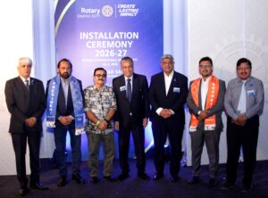 RCK Avenue members, district leaders, and Rotarians attend the Rotary International District 3271 Installation Ceremony for the 2026–2027 Rotary year.