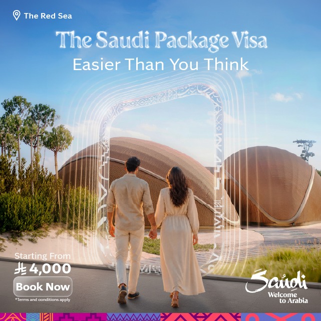 Saudi Arabia introduces the Package Visa system that combines tourist visa applications with travel bookings for international visitors.