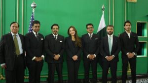 US Ambassador Natalie A. Baker meets Petroleum Exploration Pvt Limited leadership during her visit to the company's Head Office in Pakistan.