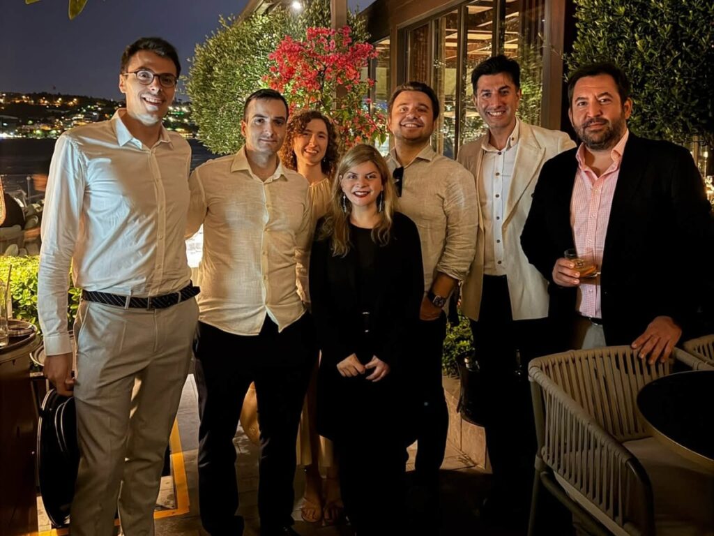 Tara Uzra at the Oxford Türkiye Alumni Society event held at Mandarin Oriental Bosphorus in Istanbul, Türkiye.