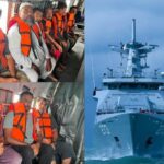 Pakistan Navy Rescue All 20 Crew Members Saved from Sinking Cargo Dhow Near Ormara