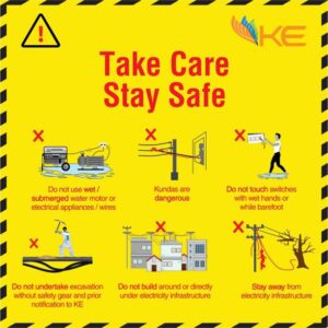 K-Electric infrastructure and field teams work to strengthen Karachi's electricity network as monsoon rains approach, while urging residents to follow electrical safety guidelines.